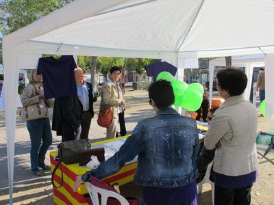 És la desena edició que se celebra del Mercadet, que organitza l'Associació de Comerciants de la Bordeta.