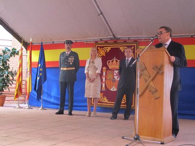 Foto 3. L’alcalde ha reconegut l’excel·lent nivell de col·laboració institucional entre els diferents cossos de seguretat.