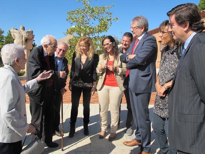 Foto 2. El germà jesuïta Josep Mañé, ha assisit a la jornada.