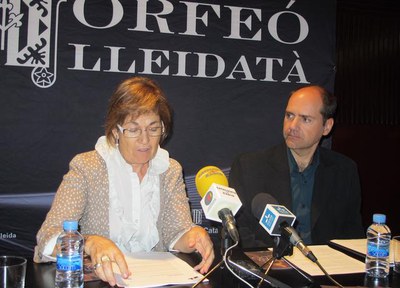 Foto 3. Parra i Quinquillà, en la presentació del festival Interfado.