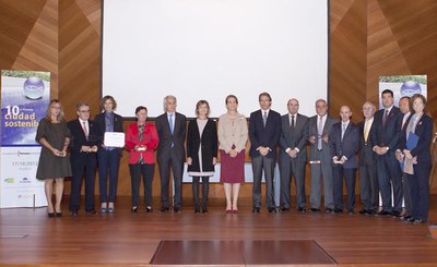 Fotografia amb tots els guardonats.