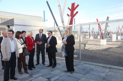 L'aparcament disposa de 531 places distribuïdes en dues plantes.