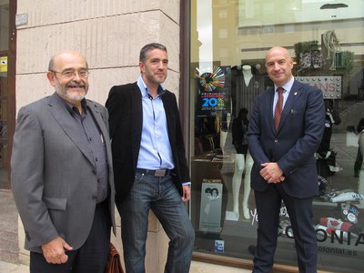 D'esquerra a dreta, Octavi Miarnau, Carles Fontova i Rafael Peris..