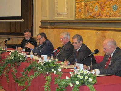 Foto 2. L’alcalde ha afirmat que la societat necessita valors i referents per mirar al futur.