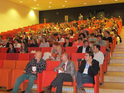 Foto 3. La 1a jornada PediaTIC es fa durant tot el dia a La Llotja.