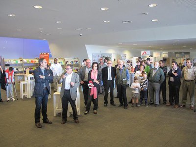 Foto 3. L'alcalde ha ha destacat el treball de les entitats en la transmissió de valors, com la cooperació, la solidaritat i la dedicació de temps i ….