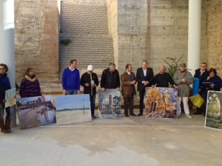 Foto 4. Larrosa ha participat en el lliurament de premis del XIII Concurs de Pintura Ràpida.