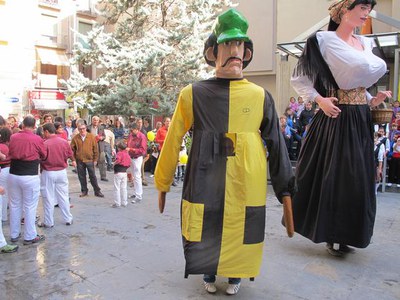Foto 3. El Correllengua ha arribat aquest dissabte a Lleida.