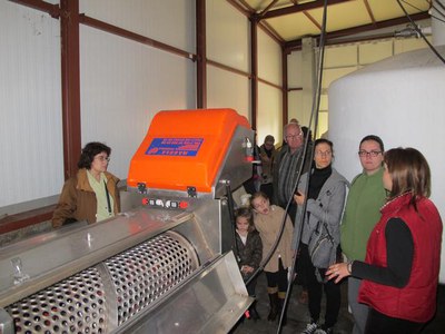 Foto 3. La visita a les cinc explotacions que hi participen es pot fer durant tot el cap de setmana.