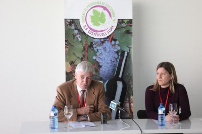 Foto 4. Xavier Farré ha presentat el programa de sostenibilitat de la DO.
