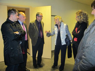 Prieta Laffargue s'ha interessat per l'activitat del Parc Científic.