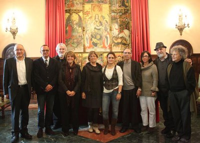 Foto 5. Al matí, el jurat ha donat a conèixer els guanyadors dels premis a la Paeria.