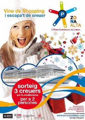 Imatge de la campanya de Nadal dels comerciants de la Zona Alta de Lleida.