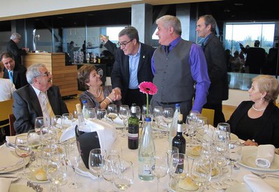 Foto 3. L'alcalde ha felicitat la Federació de Cases i Centres Regionals de Lleida per aquestes 31 edicions de les jornades.