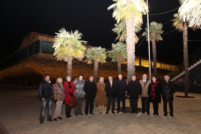 Foto 4. La Llotja també llueix decoració nadalenca.