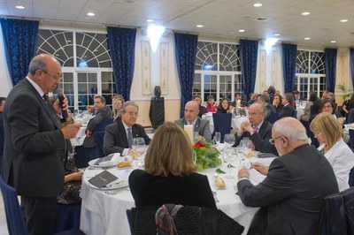 Foto 2. El Col·legi d’Enginyers Industrials ha celebrat el seu tradicional sopar de germanor anual.