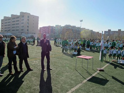Foto 2. Txema Alonso i Joan Gómez han assistit a l'acte que ha organitzat el club.