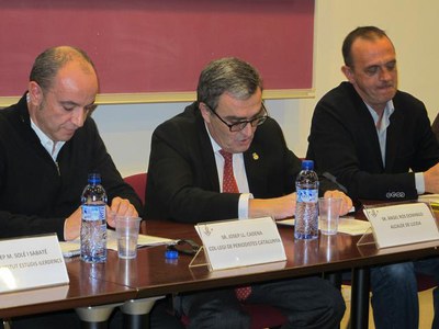 Foto 2. L’alcalde considera que el futur de Lleida passa per aprofitar la Revolució Tecnològica.
