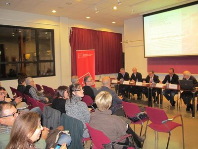 Foto 3. La taula rodona s'ha fet a la UdL.