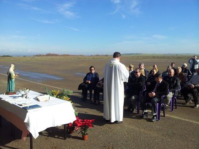 Foto 2. Els actes s'han fet a l'aeròdrom d'Alfés.