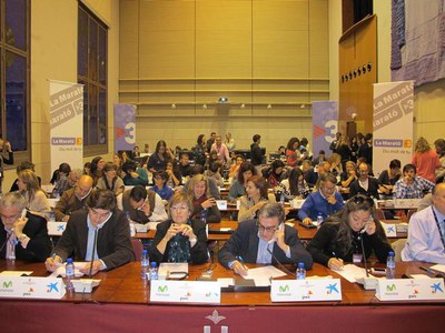 Foto 2. La seu telefònica s'ha instal·lat, com és habitual, a la UdL.