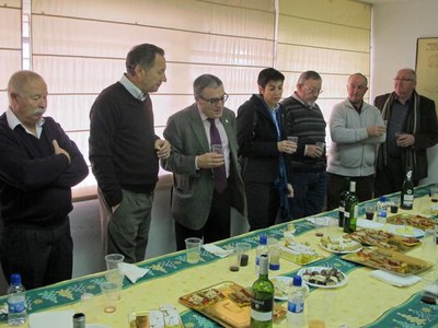 Foto 2. Els sequiers han tancat l'any amb el desig que hi hagi més aigua per al sector.