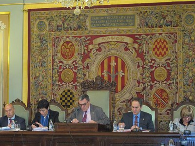 Foto 2. Aquest ha estat l'últim Ple de l'any de l'Ajuntament de Lleida.