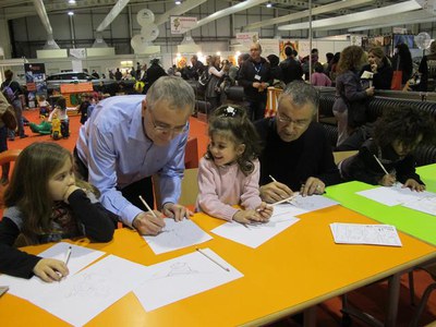 Foto 2. L'espai cedit es troba a la ludoteca municipal instal·lada al saló de Cucalòcum.