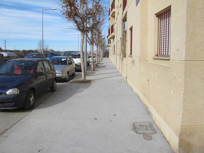 La Paeria ha finalitzat la reparació de la vorera malmesa del carrer Font Nova.