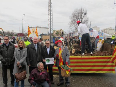 Foto 2. El paer en cap ha afirmat que Lleida manté aquesta festa popular del sector agrícola, que és el més important de l’economia catalana.