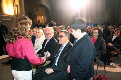 Foto 3. L'alcalde ha destacat l'oportunitat promocional que ha suposat per a Lleida aquesta sorteig.