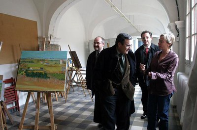 Visita a l'Escola de Belles Arts.