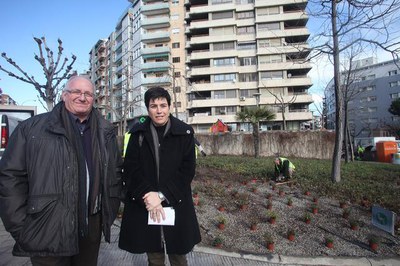 Aquesta actuació forma part de les millores en jardineria que s’han fet en diferents espais i racons de la ciutat en els darrers anys.