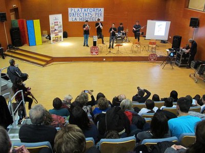 Foto 3. L'acte s'ha fet al centre cívic de Balàfia, cedit per la Paeria.