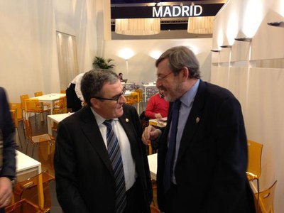 El paer en cap amb Jaime Lissavetzky..