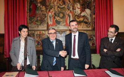 La Paeria i Generalitat han signat un conveni per donar un servei d’assessorament sobre el deute hipotecari.