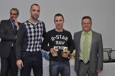 Foto 2. Durant l'acte, es van premiar els millors pilots de la temporada.