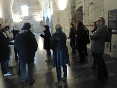 A l'interior de la Seu Vella..