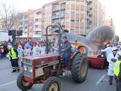 Foto 4. Enguany es fa un concurs de carrosses, que voten els mateixos participants.