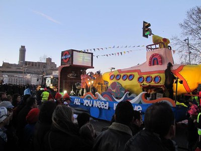 Foto 2. The Beatles-Festa Claver ha estat una de les guanyadores (imatge de la rua).