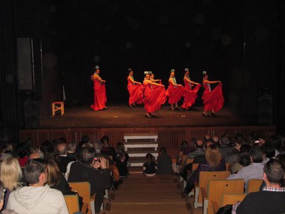 Foto 3. L'espectacle andalús va seguir el lliurament de premis.