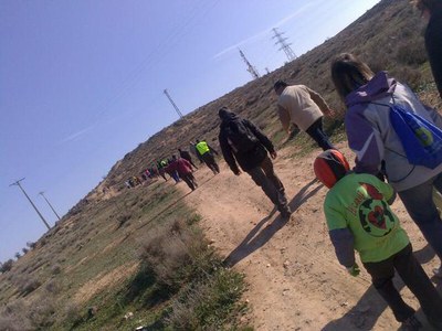 Foto 2. L'activitat ha comptat amb un centenar de caminants.