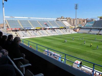 Foto 2. L'equip lleidatà ha guanyat per 1 a 0 el Racing B.