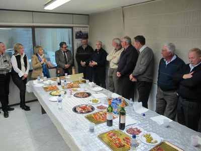 Foto 2. L'homenatge s'ha fet a la mateixa seu de la Comunitat, a Mercolleida.