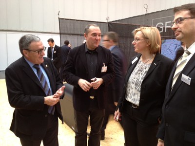 Àngel Ros amb Marika Lulay, de GFT..