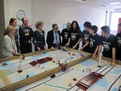 El Santa Anna, guanyador de la First Lego League de Lleida.