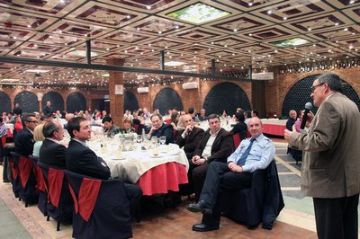 Foto 3. Un dinar de germanor ha tancat els actes de la festivitat de Sant Joan de Déu.