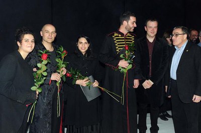 Foto 2. L'Orfeó Lleidatà ha portat a la Llotja la producció MOZARTrequiem.