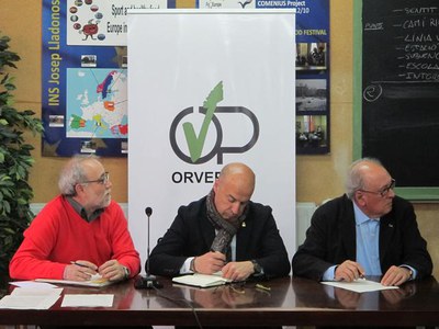 Peris ha felicitat Orvepard pel treball que fa en benefici del barri.