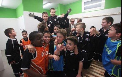 Els jugadors han visitat les instal·lacions..